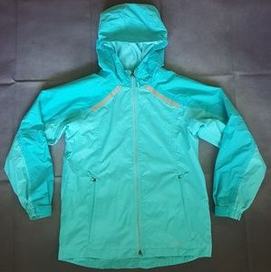 LL Bean Trail Model Rain Jacket kids L 14-16